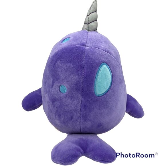 Narwhal Plush 9" Purple Pink Stuffed Animal Toy 2020 Adventure Animal Vintage - Picture 2 of 4